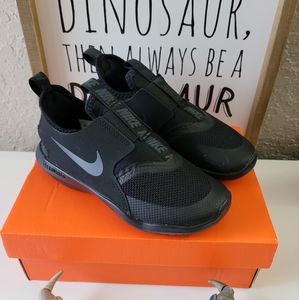 Nike Flex Runners, size 13.5c, black, slip on